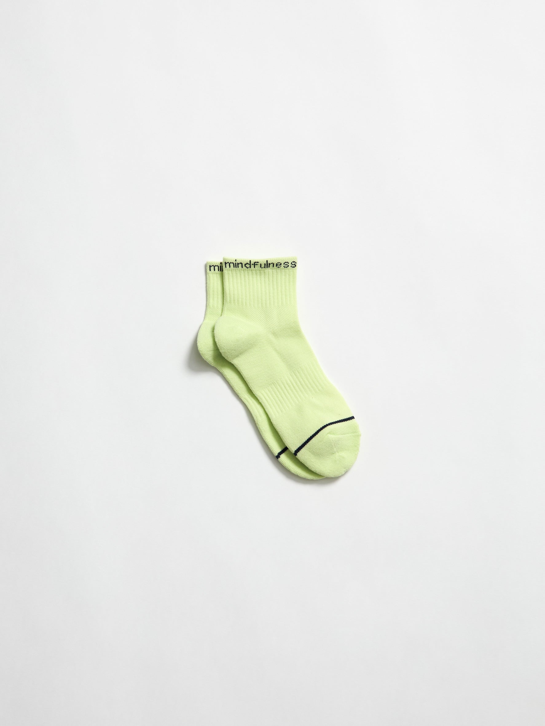 Girlfriend Collective Quarter Crew Ankle Socks - Mindfulness