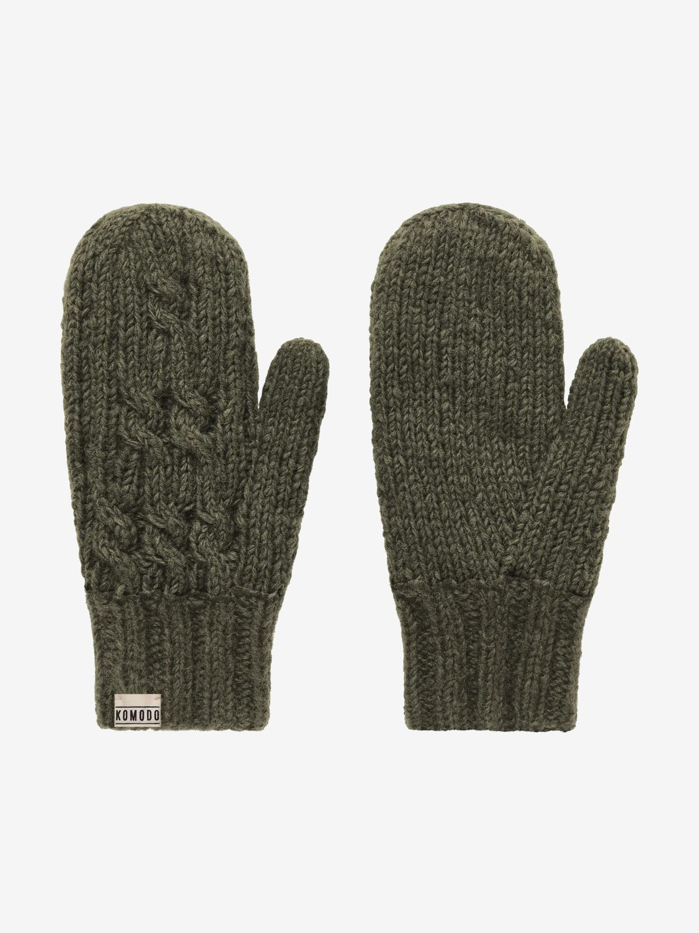 Komodo Haya Wool Mitten - Khaki