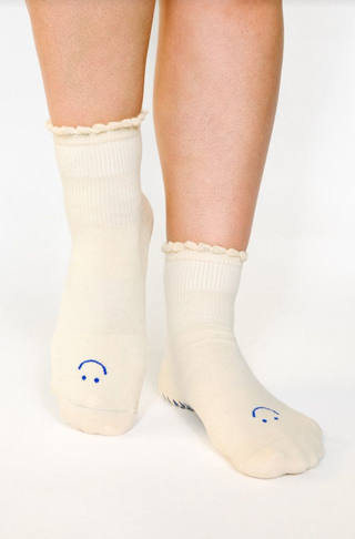 Grip Sock - Happy Macadamia - Ankle