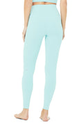 High-Waist Airbrush Legging - Blue Quartz