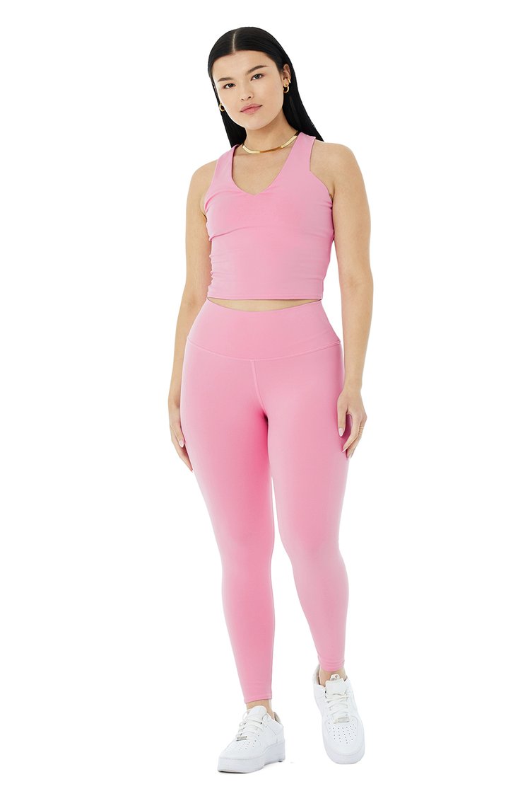 High-Waist Airbrush Legging - Parisian Pink