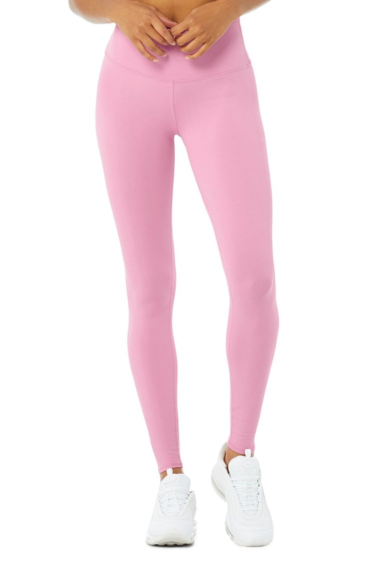 High-Waist Airbrush Legging - Parisian Pink