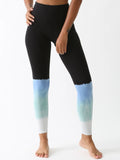 Sunset Leggings - Onyx / Periwinkle / Seafoam