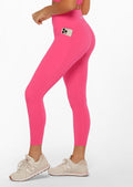 Be Active Eco No Ride Ankle Biter Leggings - Rose Pink