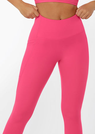 Be Active Eco No Ride Ankle Biter Leggings - Rose Pink