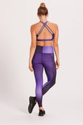 Croc High Waisted Slice Legging - Royal