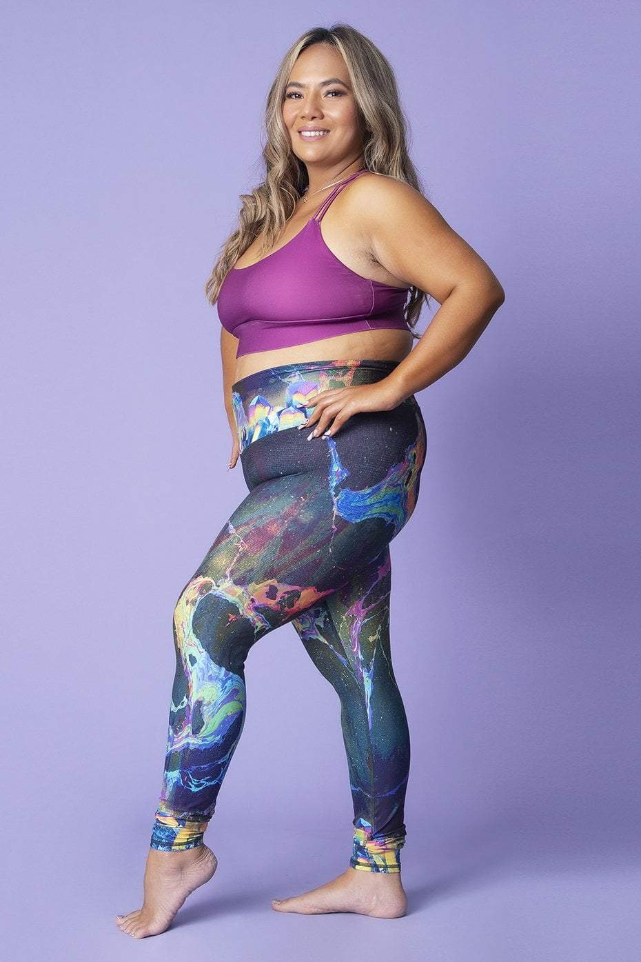 Rainbow Aura Barefoot Legging