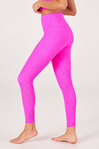 Selenite Midi Legging - Knockout Pink