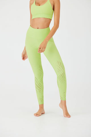 Selenite Midi Legging - Mint Butterfly Selenite